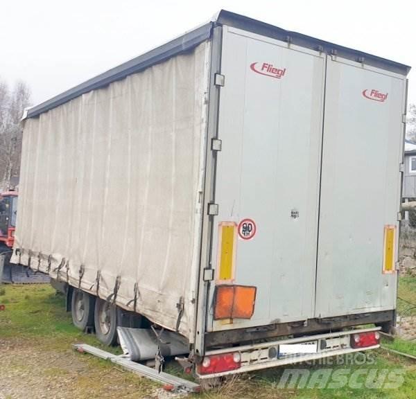 Fliegl TPS 100 Plataforma plana/laterales abatibles