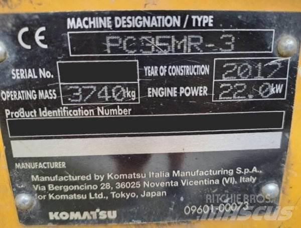 Komatsu PC 35 MR-3 Mini excavadoras < 7t