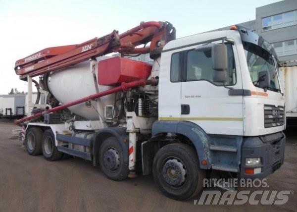 MAN TGA 35.410 +Sermac Camión hormigonera