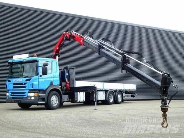 Scania P320 + Effer Camiones grúa