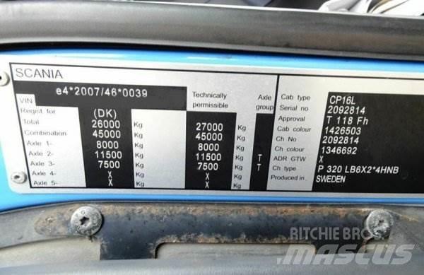 Scania P320 + Effer Camiones grúa