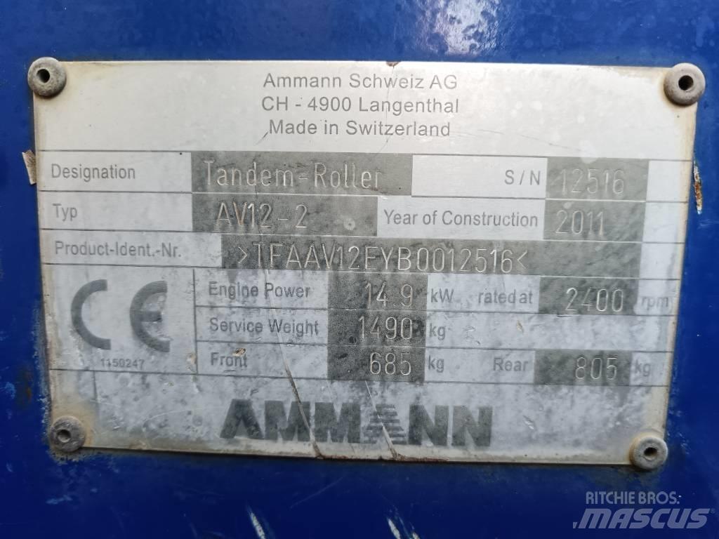 Ammann AV 12-2 Rodillos de doble tambor