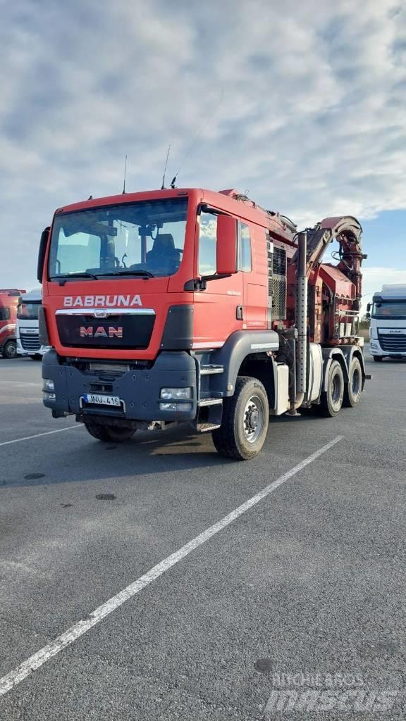 MAN TGS 26.540 6X6 Trituradoras de madera