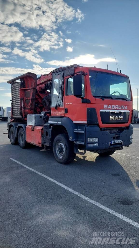 MAN TGS 26.540 6X6 Trituradoras de madera