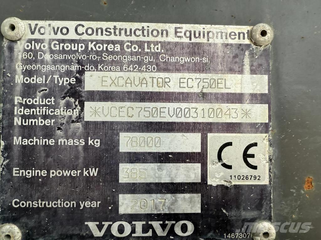 Volvo EC 750 EL Excavadoras de cadenas