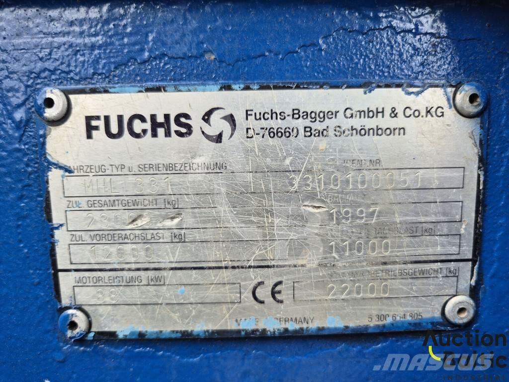 Fuchs MHL 331 Excavadoras de ruedas