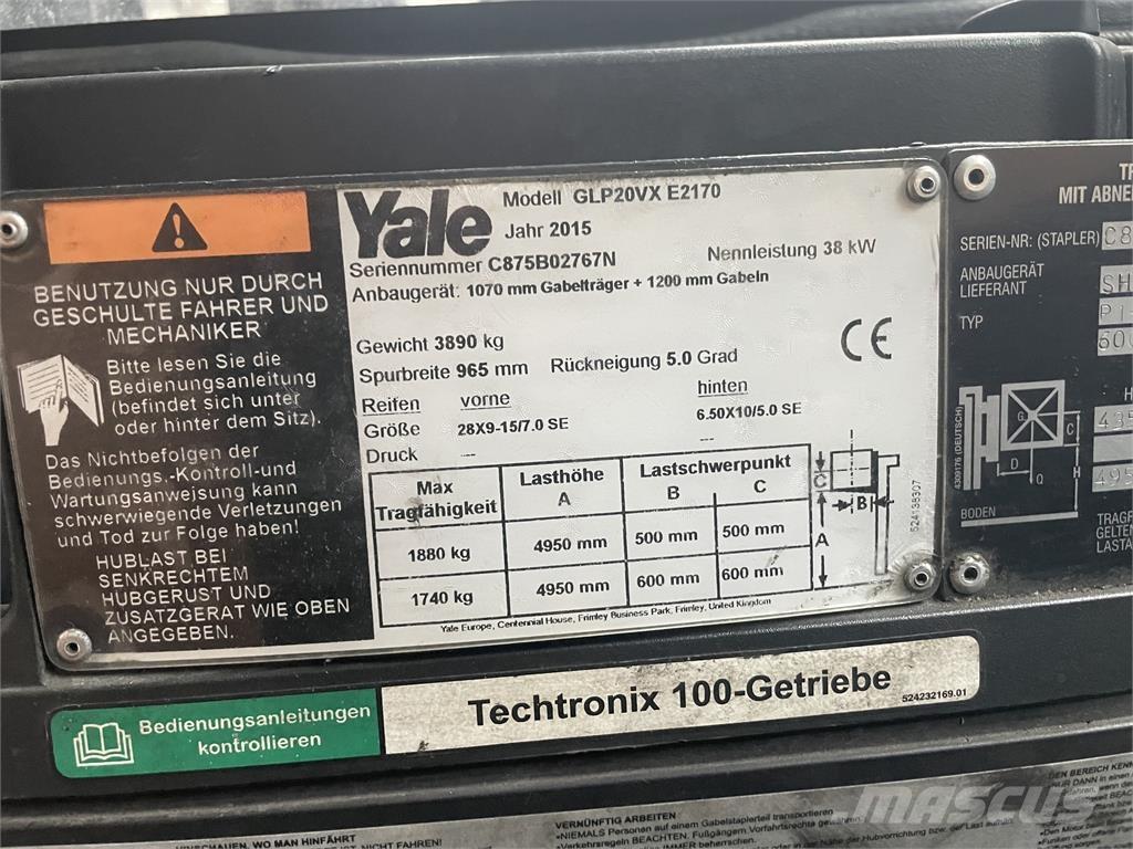 Yale GLP20VX Carretillas LPG