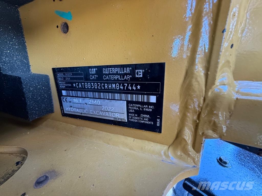 CAT 302 CR Mini excavadoras < 7t