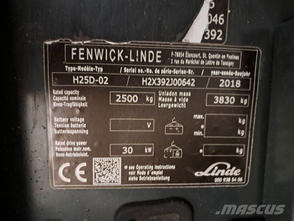 Linde H25D-02 Carretillas diesel