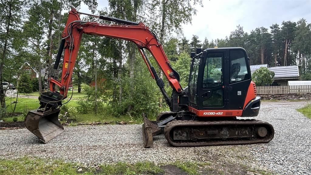 Kubota KX080 – 4a2 Mini excavadoras < 7t