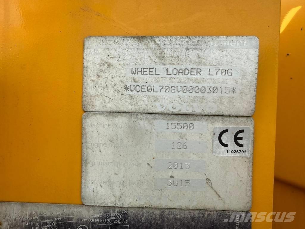 Volvo L 70 G Cargadoras sobre ruedas