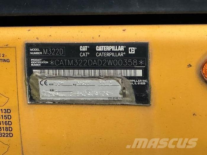 CAT M 322 D Excavadoras especiales
