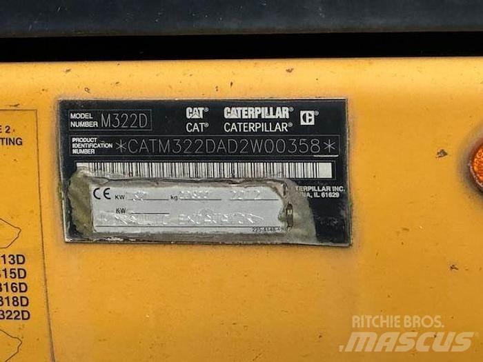 CAT M 322 D Excavadoras de ruedas
