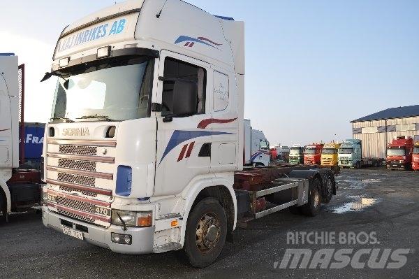 Scania 124 6X2 470 Camiones portacontenedores