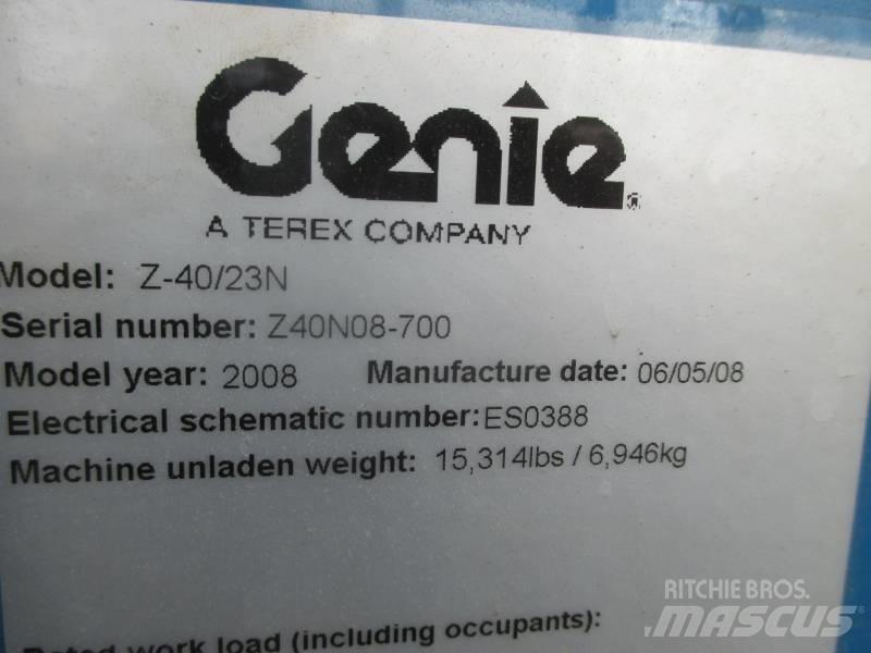 Genie Z 40/23 N Plataforma de trabajo articulada