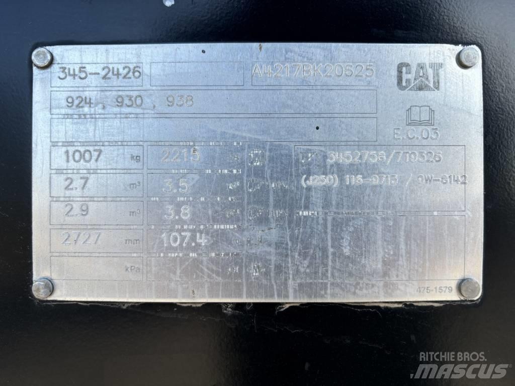 CAT 924 930 938 Otros componentes