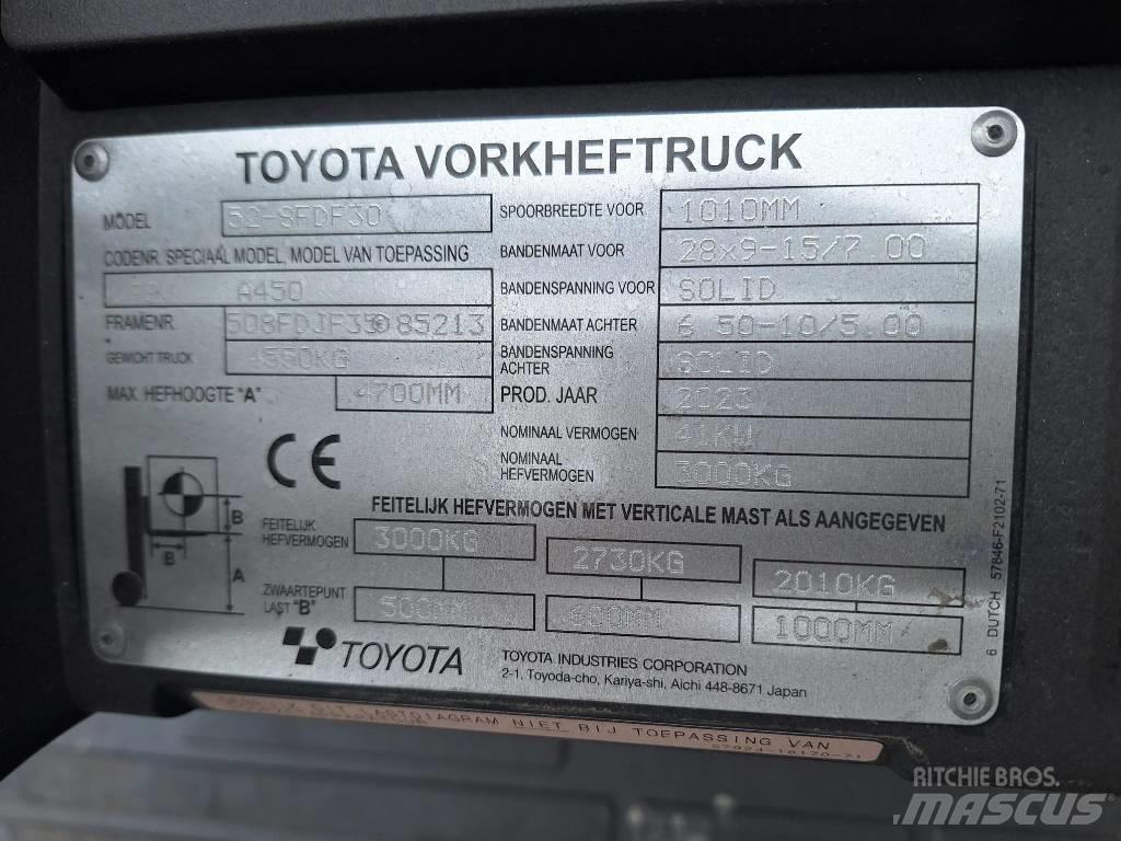 Toyota 52-8 FD F 30 Carretillas diesel
