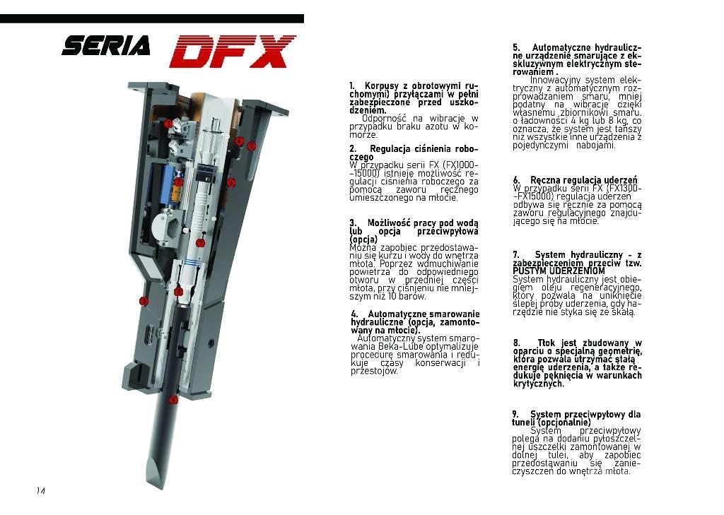  DEMOQ DFX4200 Martillos hidráulicos