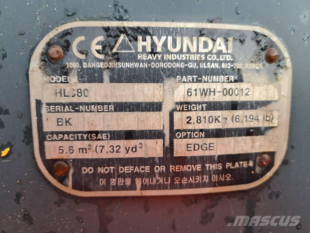 Hyundai HL 980 Cargadoras sobre ruedas