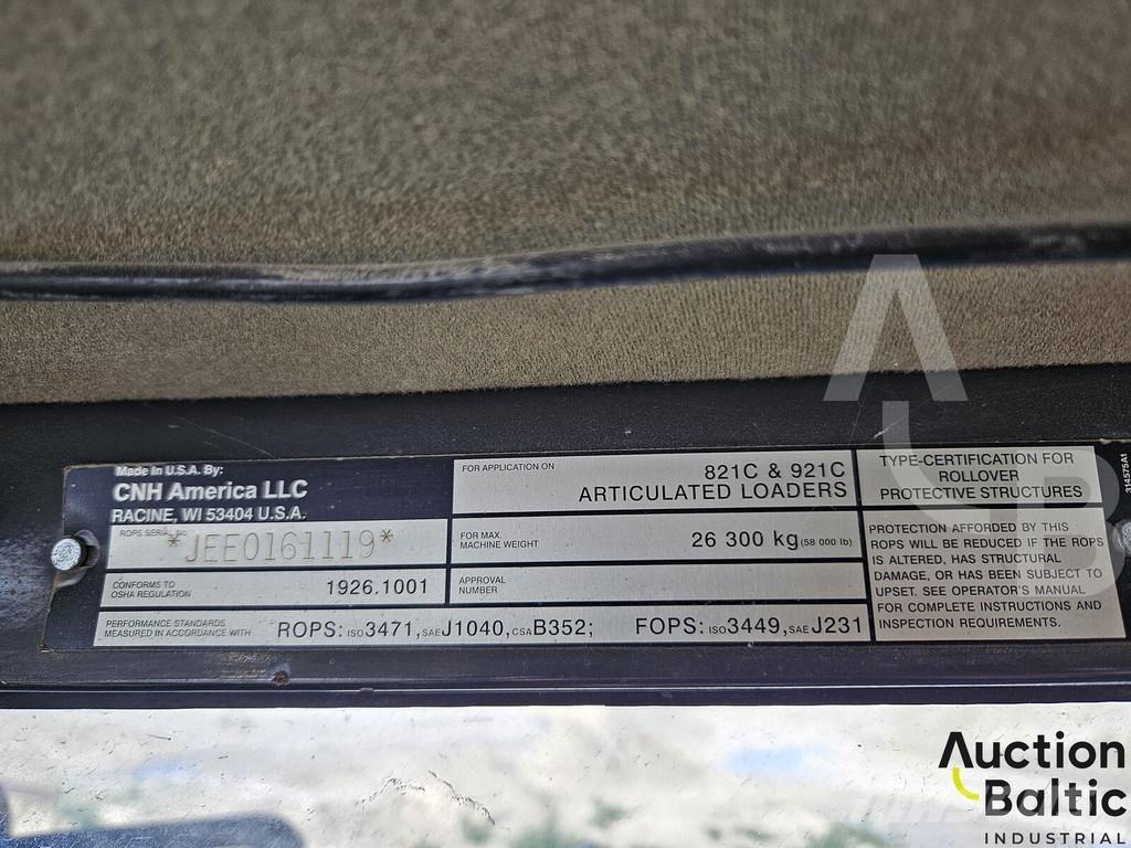 CASE 921C/2 Cargadoras sobre ruedas