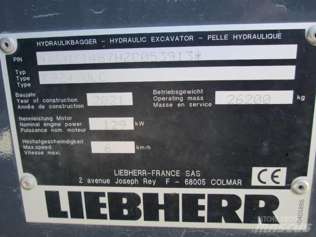 Liebherr R 924 G8 Excavadoras de cadenas