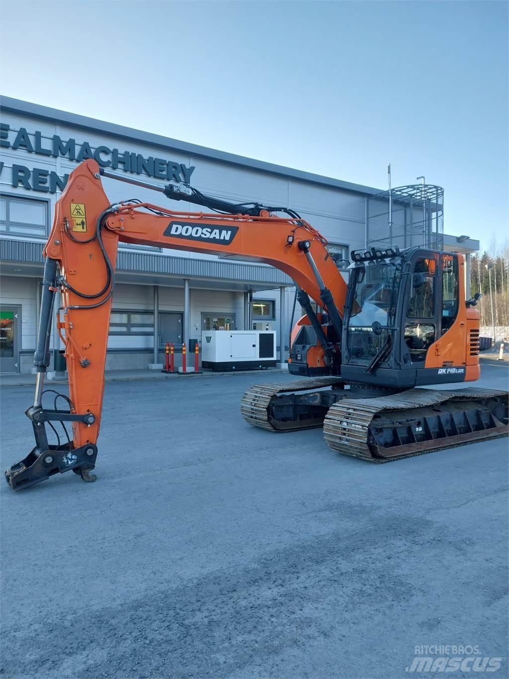 Doosan DX 140LCR 7 Excavadoras de cadenas