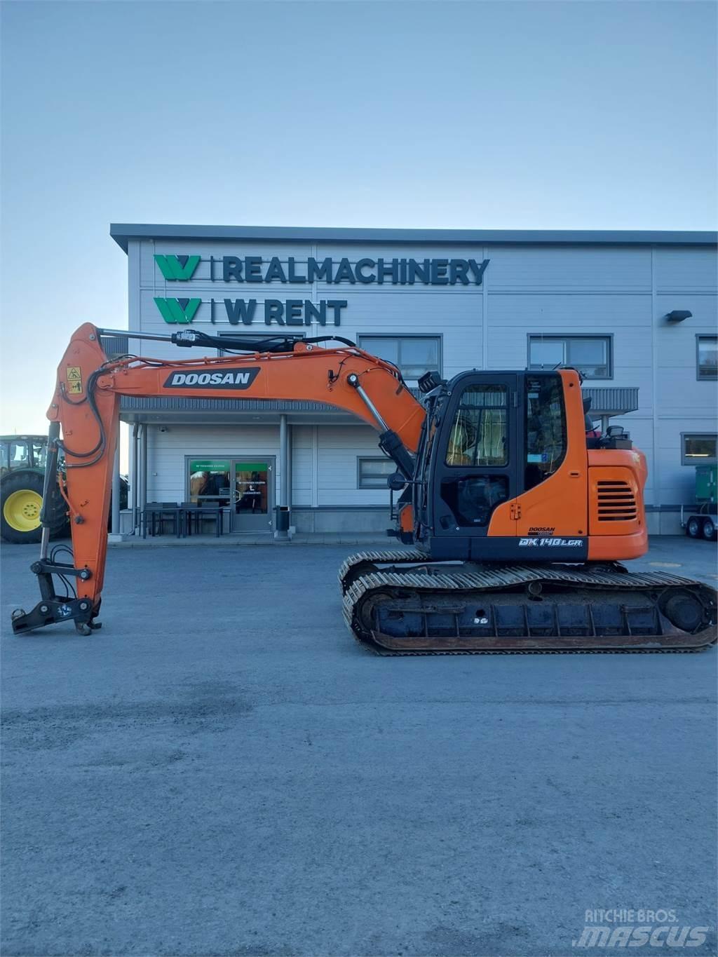 Doosan DX 140LCR 7 Excavadoras de cadenas
