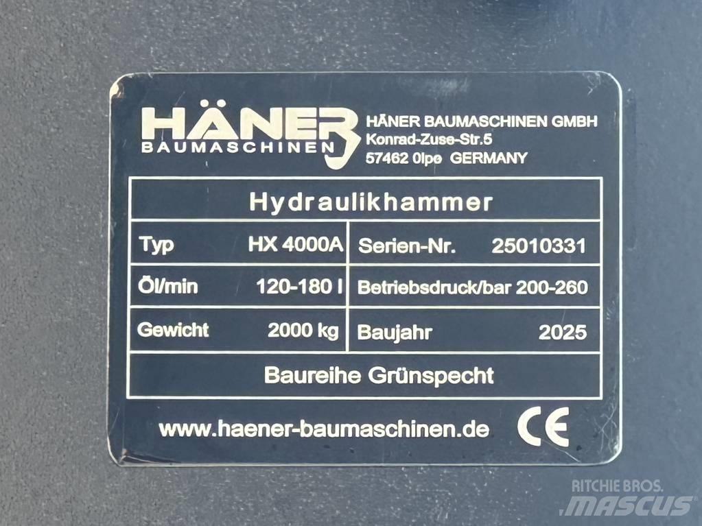  Haner HX 4000A Martillos hidráulicos