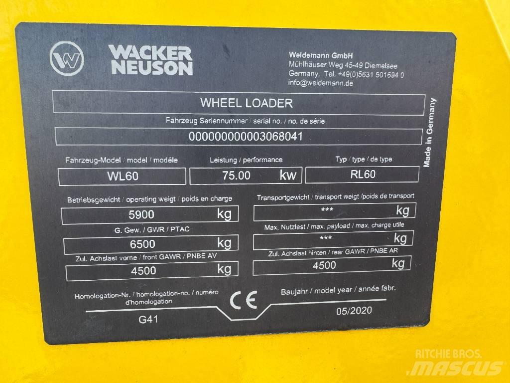 Wacker Neuson WL60 Cargadoras sobre ruedas