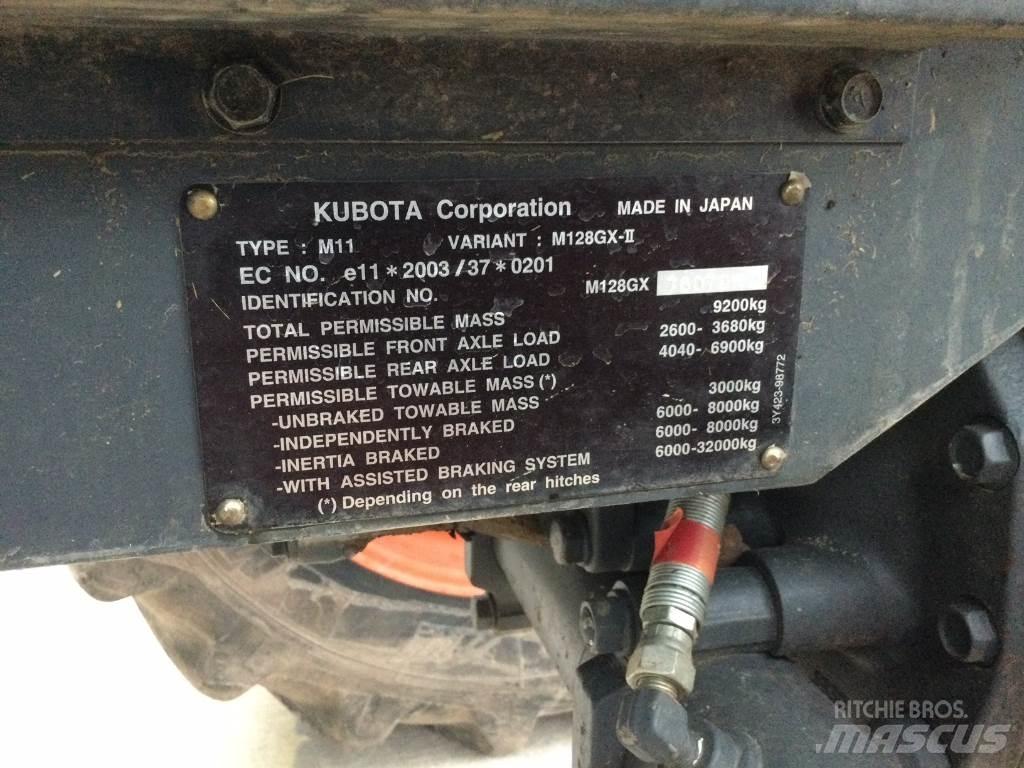 Kubota M128GX-II Tractores