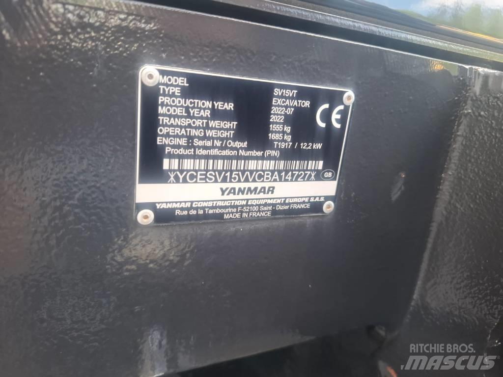 Yanmar SV 15 VT Mini excavadoras < 7t