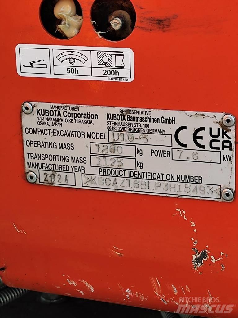 Kubota U 10 Mini excavadoras < 7t