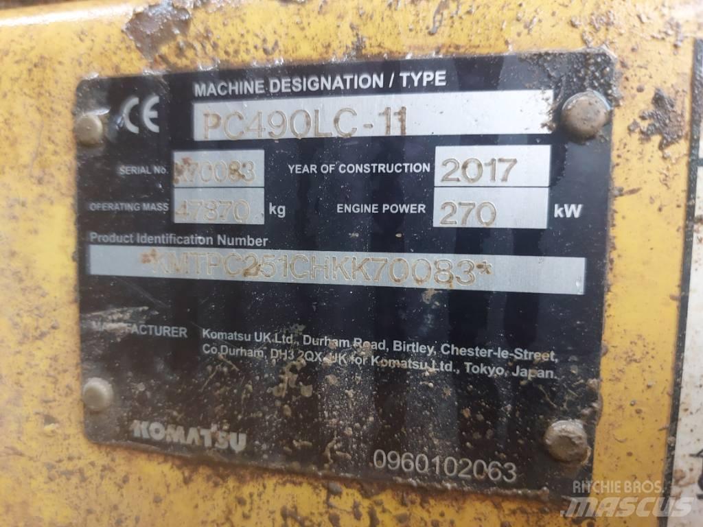 Komatsu PC490LC-11 Excavadoras de cadenas