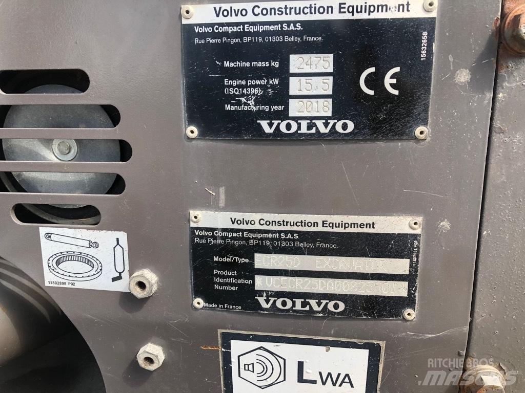 Volvo ECR 25 D Mini excavadoras < 7t