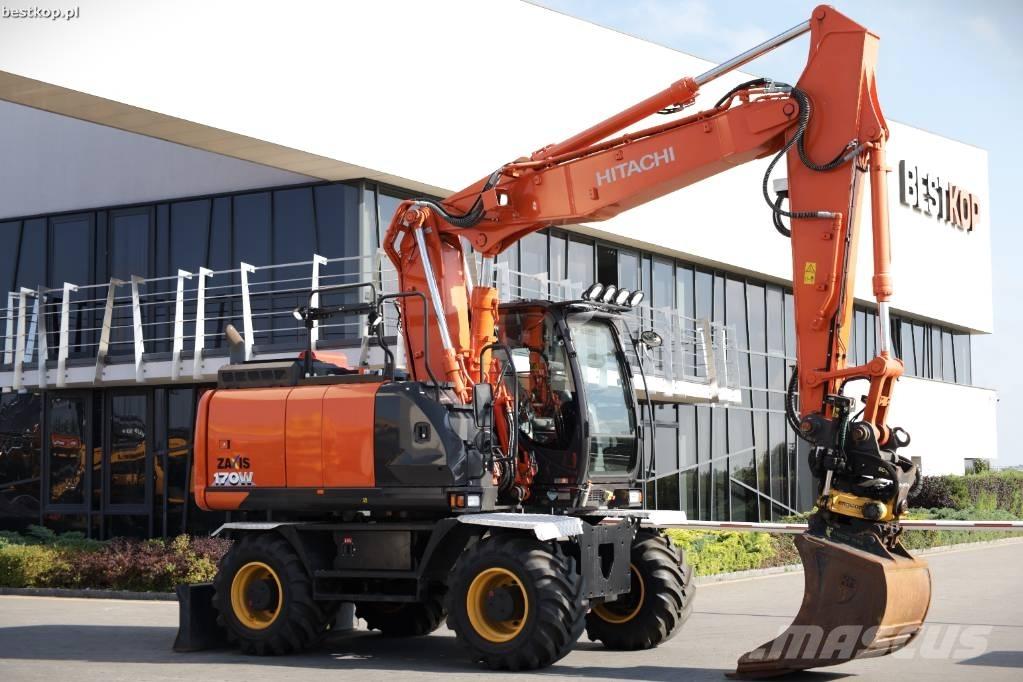 Hitachi ZX 170 W-6 Excavadoras de ruedas