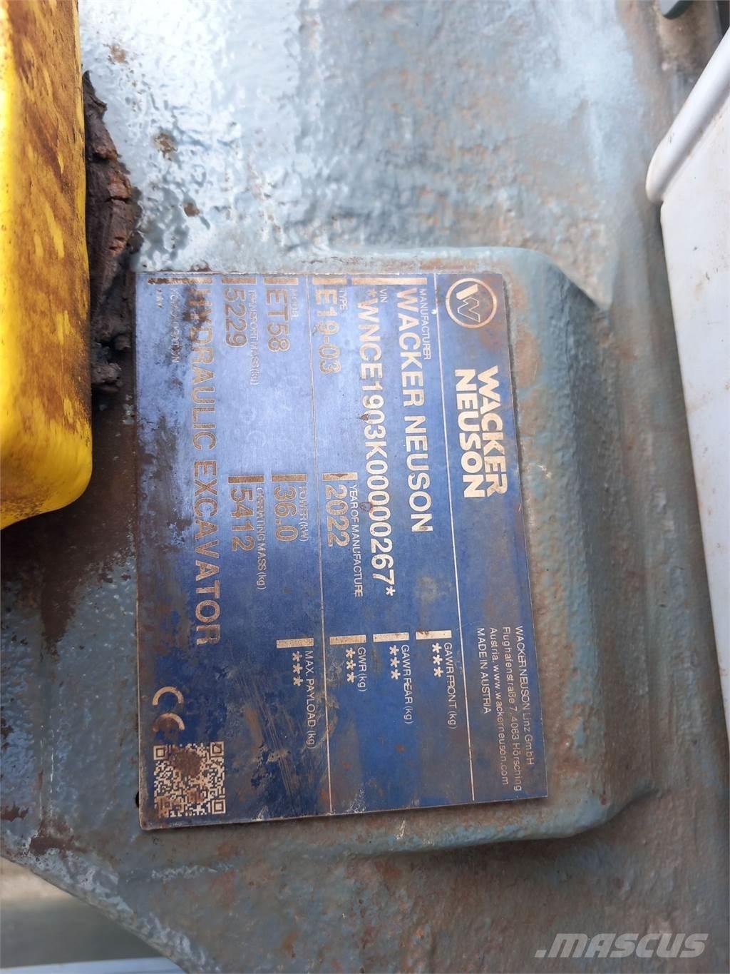 Wacker Neuson ET58 Excavadoras de cadenas