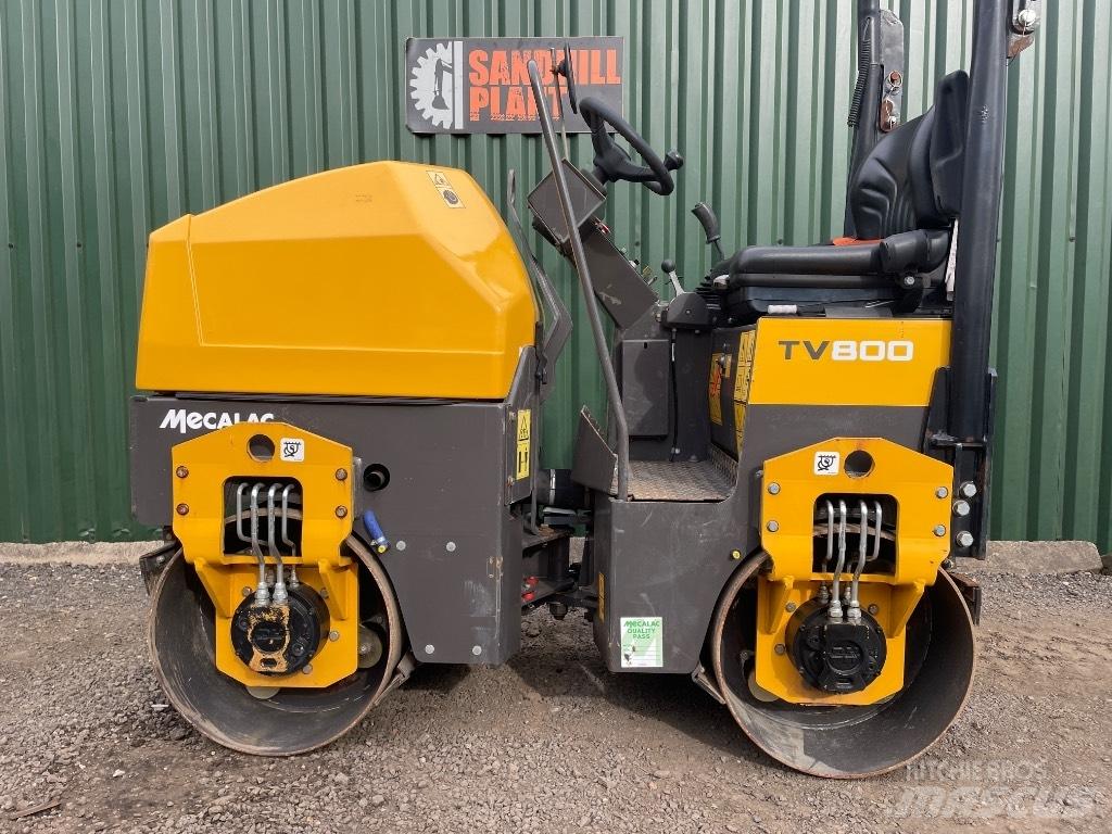 Mecalac TV 800 Rodillos de doble tambor