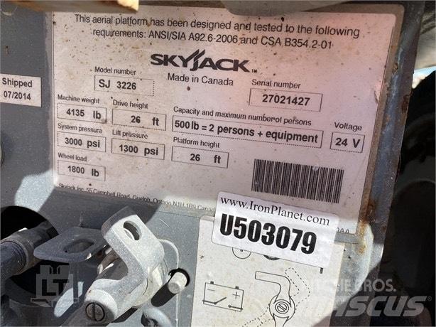 SkyJack SJ III 3226 Plataformas tijera