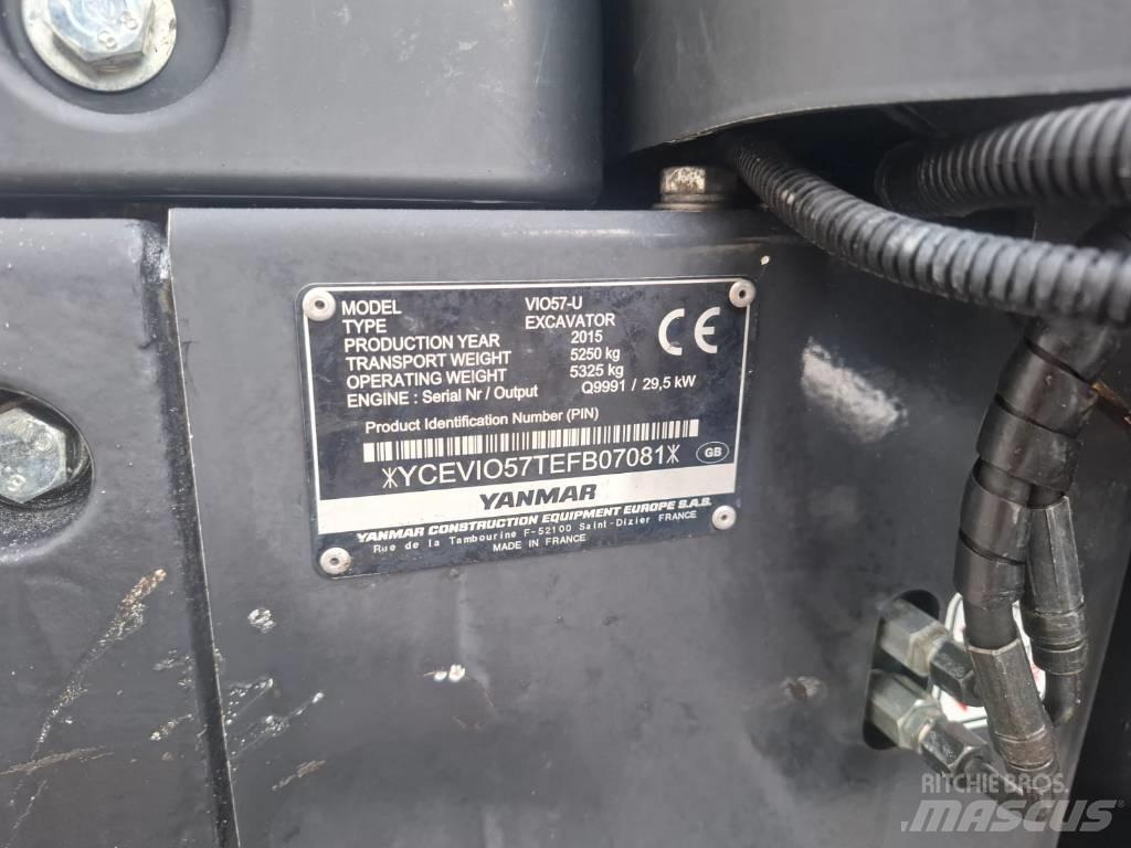 Yanmar Vio 57-U Mini excavadoras < 7t
