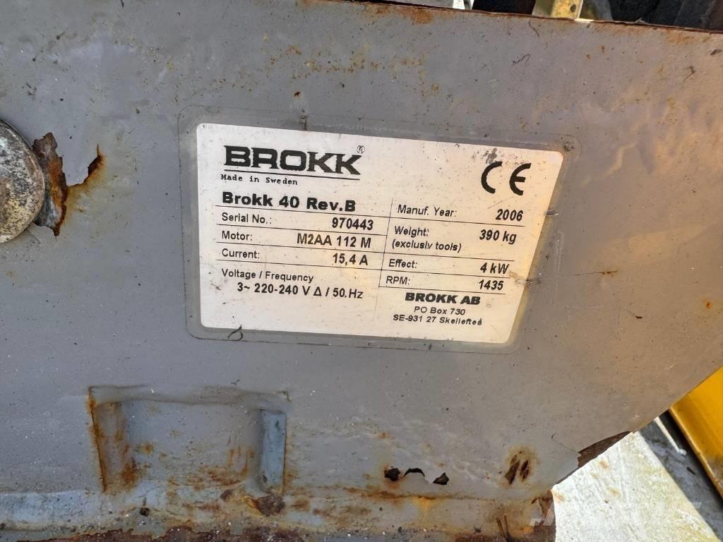 Brokk 40 Excavadoras de demolición