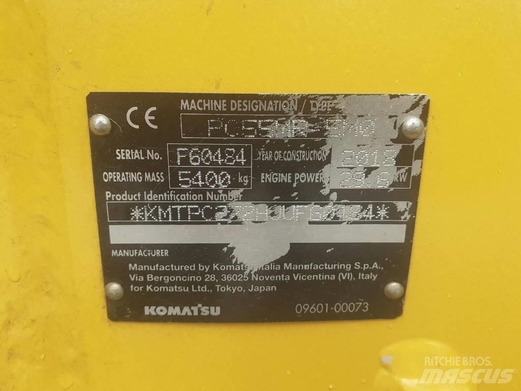 Komatsu PC 55 MR-5 Excavadoras de cadenas