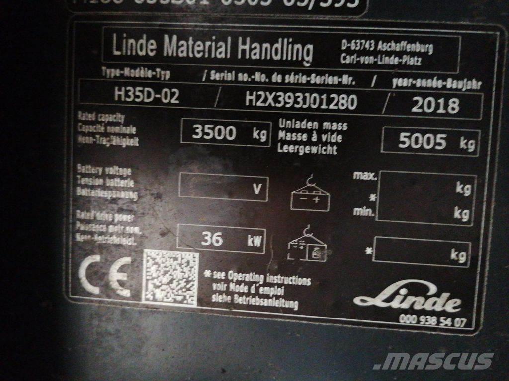 Linde H35D-02 Carretillas diesel