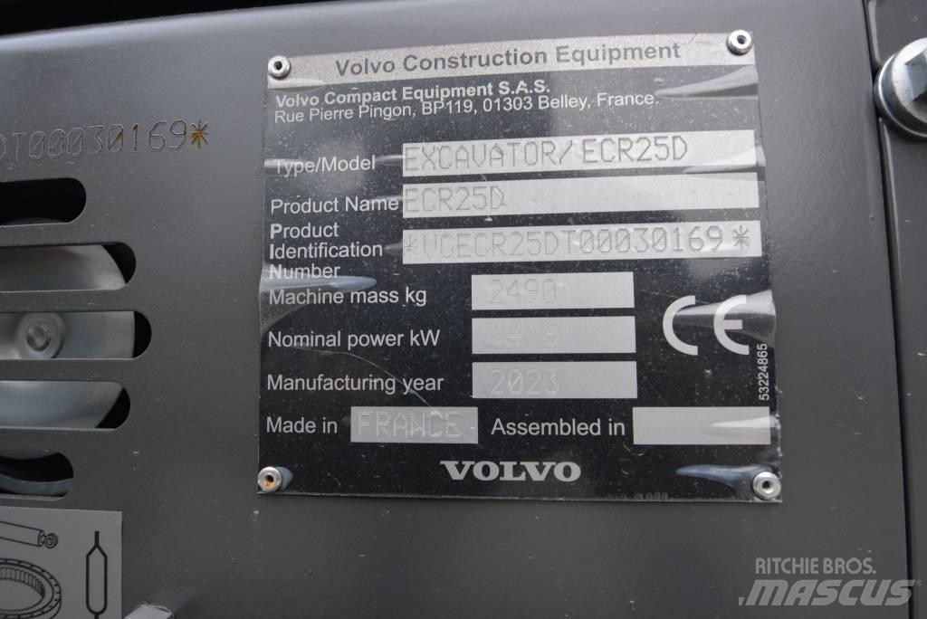 Volvo ECR 25 D Mini excavadoras < 7t