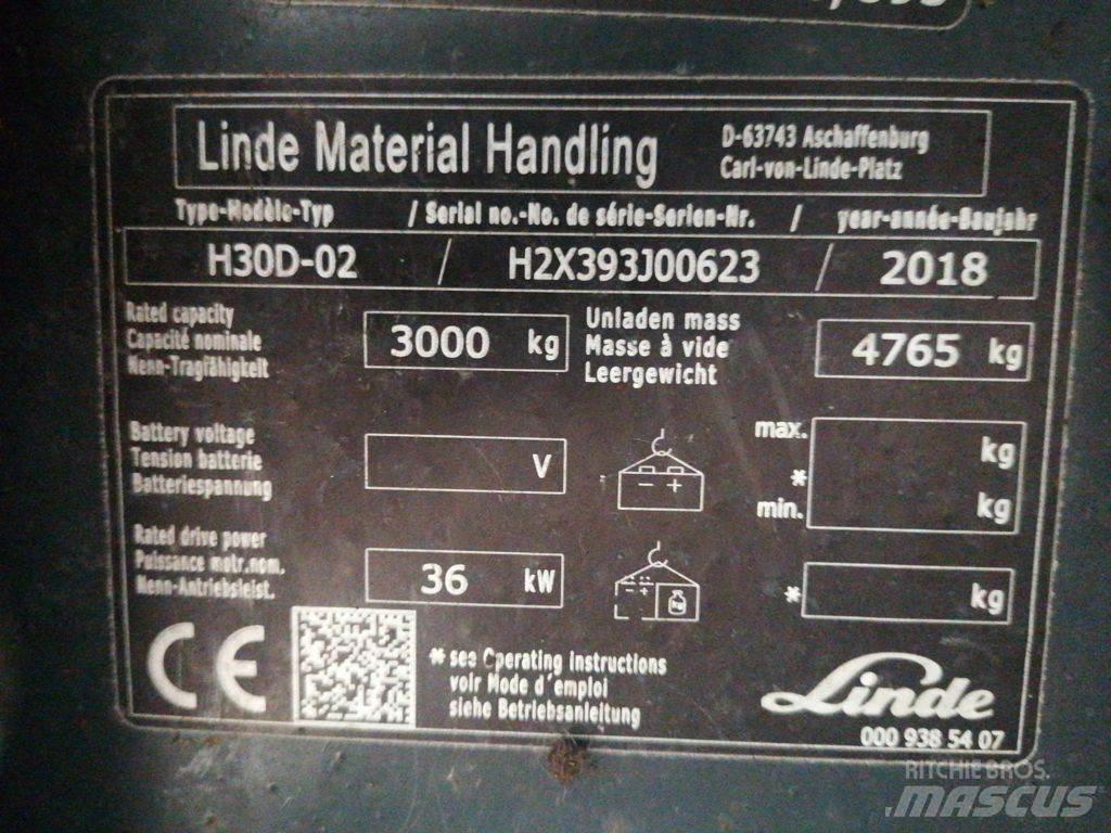 Linde H30D-02 Carretillas diesel