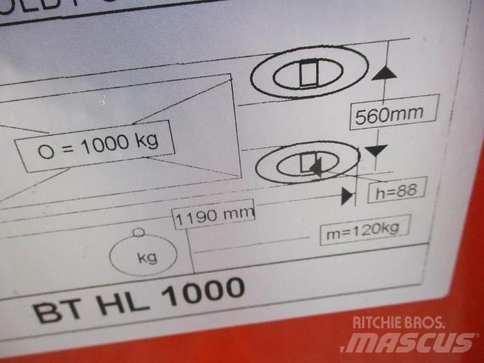 BT HL 1000 Apiladores eléctricos