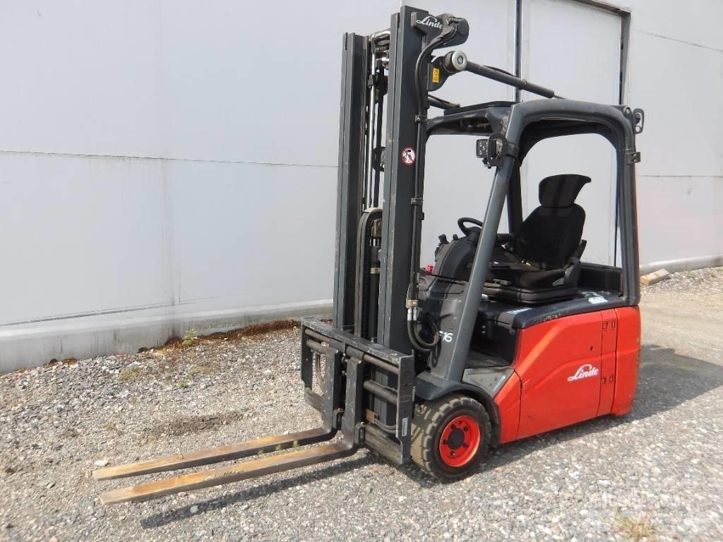 Linde E 16 Carretillas de horquilla eléctrica