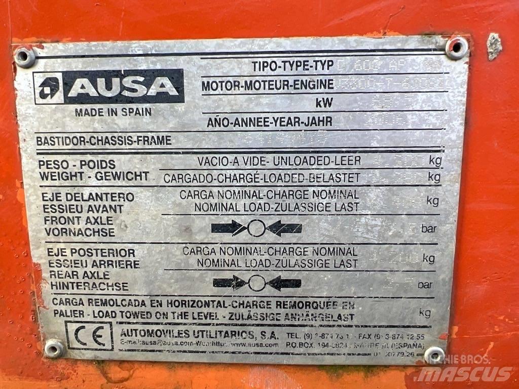 Ausa D600 AP Dúmpers de obra