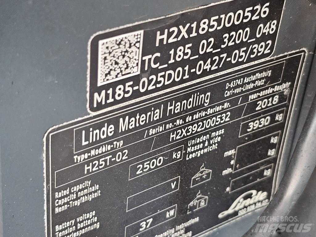 Linde H25T-02 Carretillas LPG