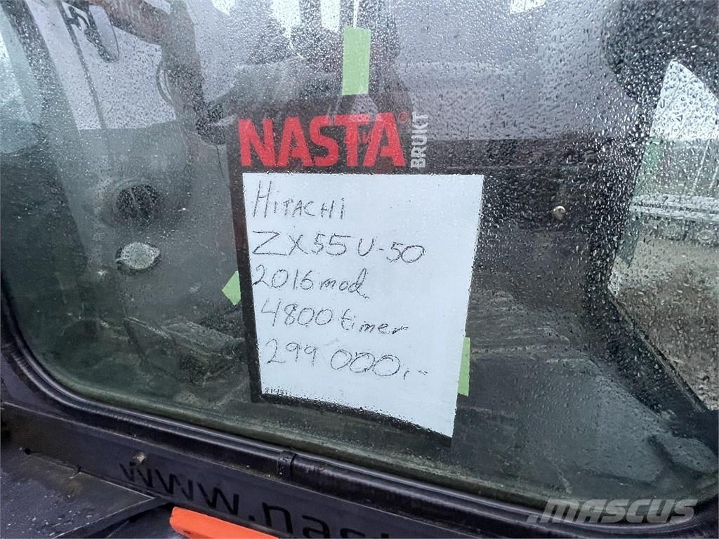 Hitachi ZX55U-5 Mini excavadoras < 7t