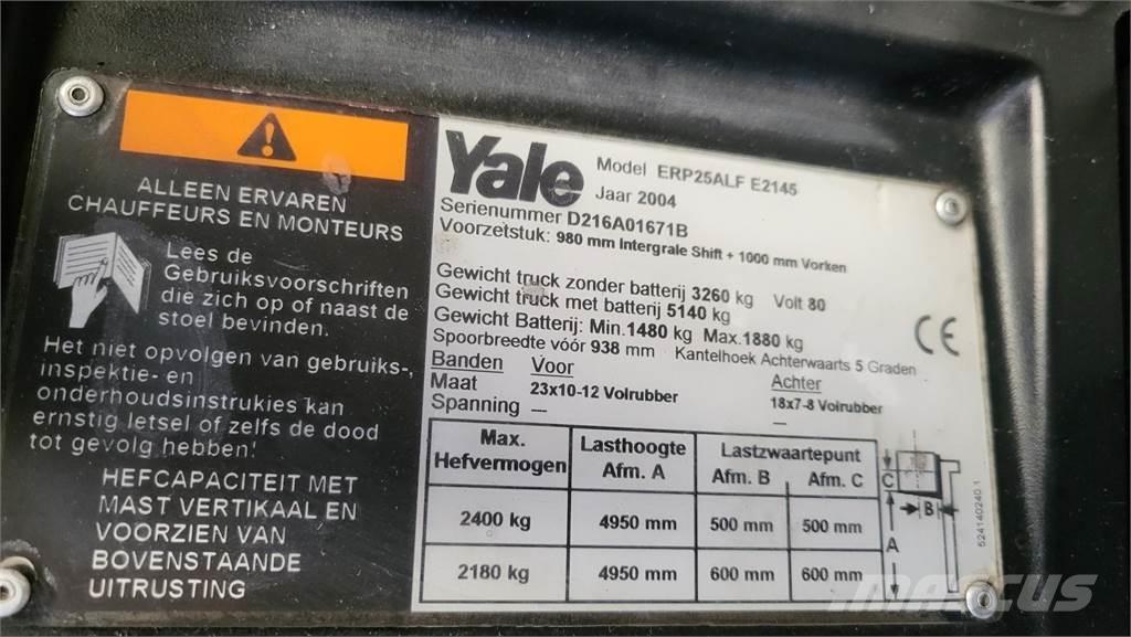 Yale ERP25ALF Carretillas de horquilla eléctrica